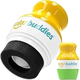 Solar Buddies Sunscreen Applicator - Single Green - Refillable Roll on Sponge Sunscreen, Suncream & Lotion Applicator For Kid