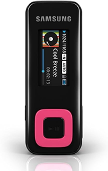 Samsung YP-F3 4GB Sports Clipper MP3 Player - Pink: Amazon.co.uk: Audio ...