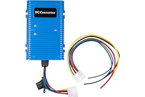 Golf Cart Converter AJulyBee 48v to 12v Golf Cart Voltage Regulator, 30 Amp DC to DC Converter for E-Z-GO Club Car Yama-ha