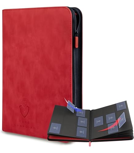 Card Guardian - 9 Pocket Premium Binder with Zipper for 360 Cards
