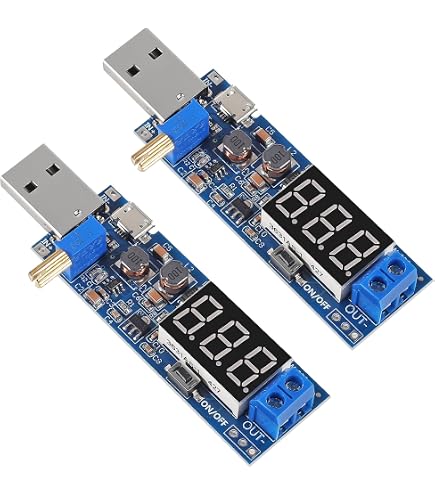 SRMAN DC-DC Buck-Boost-Wandler – 0,5–30 V, 0–4 A, Einstellbar, LCD-Display, Mit Eingangs- Und Ausgangsschutz, Labornetzteil-Ersatz
