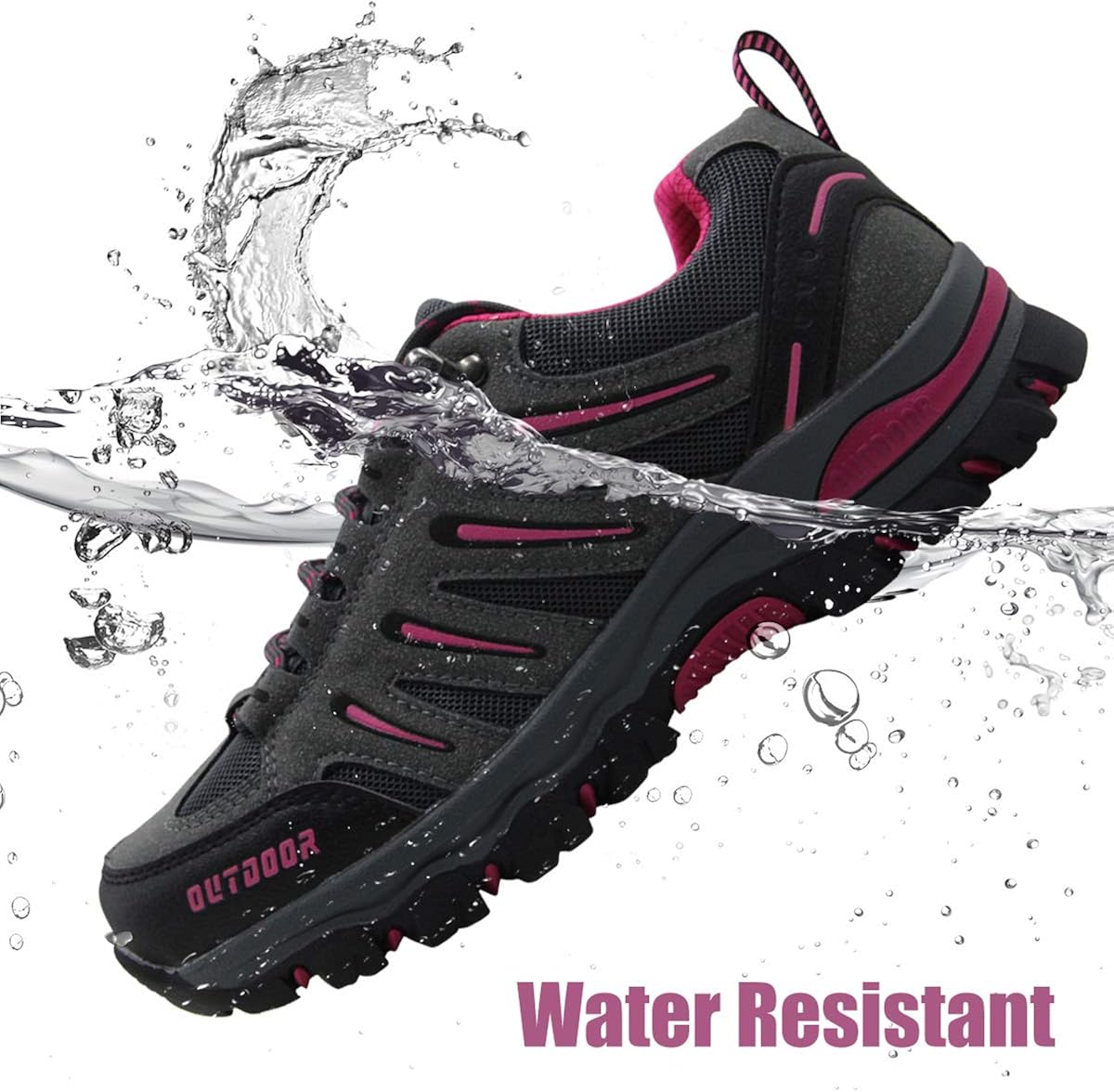  | BomKinta Women's Anti-Slip Lightweight Breathable Hiking Shoes Quick-Dry Trekking Shoes for Women | Hiking Shoes