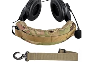 AEKVINKS Tactical Headset Cover Advanced Modular Headphone Headband Protection Cover Pad Cushion Wrap