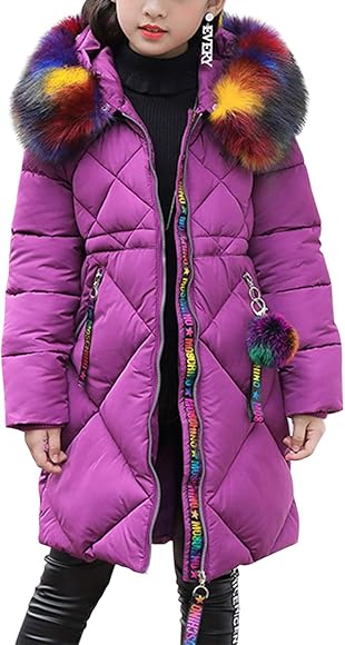 girls purple winter coat