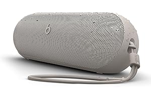 Beats Pill x Kim Kardashian - Wireless Bluetooth Speaker and Portable Charger via USB-C - Up to 24 Hours Battery Life, IP67 Water Resistant, Apple & Android Compatible, Built-in Mic – Light Gray