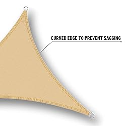 SUNNY GUARD Waterproof Sun Shade Sail 10' x 10' x