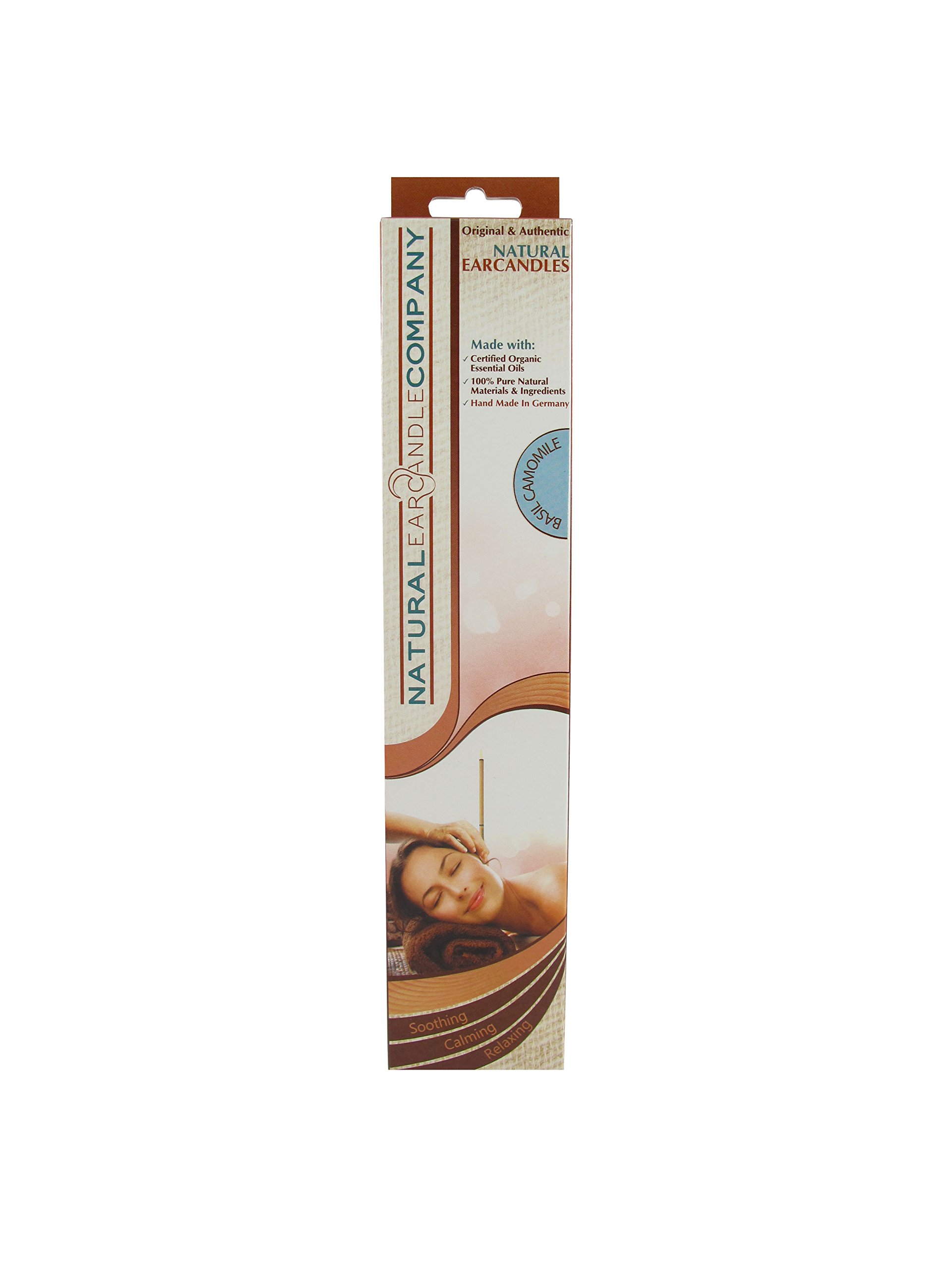 Natural Ear Candle Company Basil and Camomile Ear Candles
