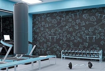 Amazon Com Gym Interior Equipments Scene Backdrop 10x8ft