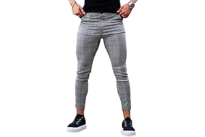 GINGTTO Mens Chinos Slim Fit Pants Stretch Dress Pants for Men