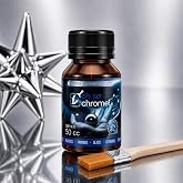 OH SO CHROME! - Professional Ceramic and Surface Chrome Mirror Effect and Metalizer Solution 50cc, Liquid Chrome Paint, Silver Mirror Paint for Metal, Covers 2 Square Meters