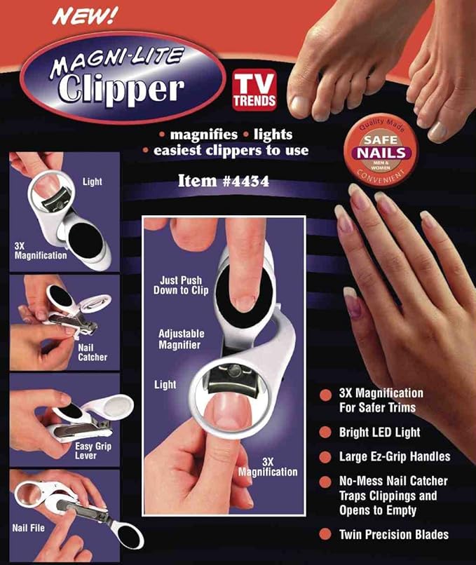 MagniLite Nail Clipper Magnifier With LED Light Amazon.ca Tools