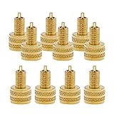 LIDSCURA 10 PCS Large Bore Tire Valve Adapter Valve