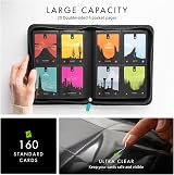 Vault X 4 Pocket Trading Card Zip Binder Teal 160 Cards Exo-Tec view 4