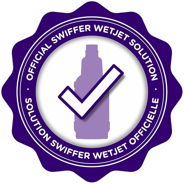 SWIFFER WETJET MULTI-PURPOSE FLOOR CLEANER SOLUTION WITH FEBREZE REFILL, HARDWOOD FLOOR CLEANER, LAVENDER SCENT, 1.25 LITER -42.2 FL OZ (PACK OF 2)