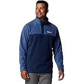 Columbia Mens Steens Mountain Half Snap Fleece Jacket, Collegiate Navy/Dark Mountain, XX-Large