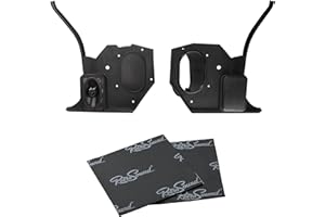 RETROSOUND 1970-81 Camaro Kick Panels with R-463N Speakers & MAT10-SD Sound Dampening