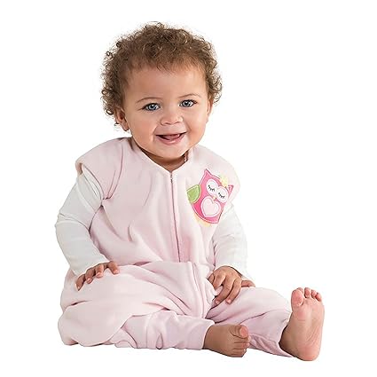 Amazon Com Halo Early Walker Sleepsack Micro Fleece Wearable Blanket Pink X Large Baby