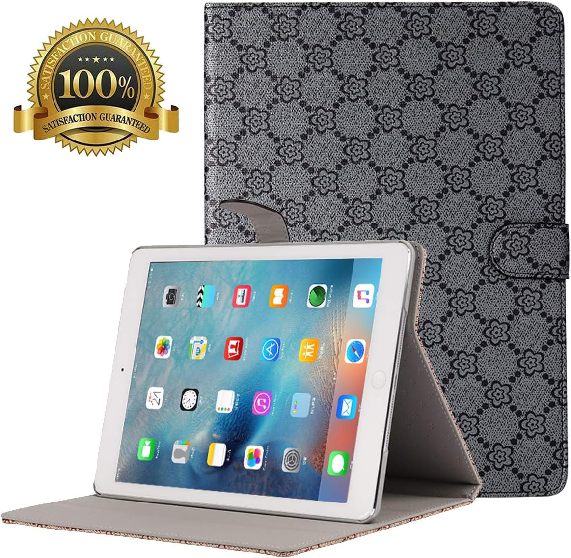 Hsxfl New iPad 8th / 7th Generation Tablet Case (10.2-inch), 360 Protection Multi-Angle Viewing Folio Stand Cases with…