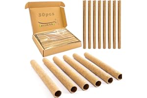 Lesimnky 30PCS Birds Perch Covers, Sand Perch for Bird Cage Platform Accessories Bird Perch Covers Sandpaper Sand Perch Covers for Parakeets Canaries Finches & Small Birds, Yellow