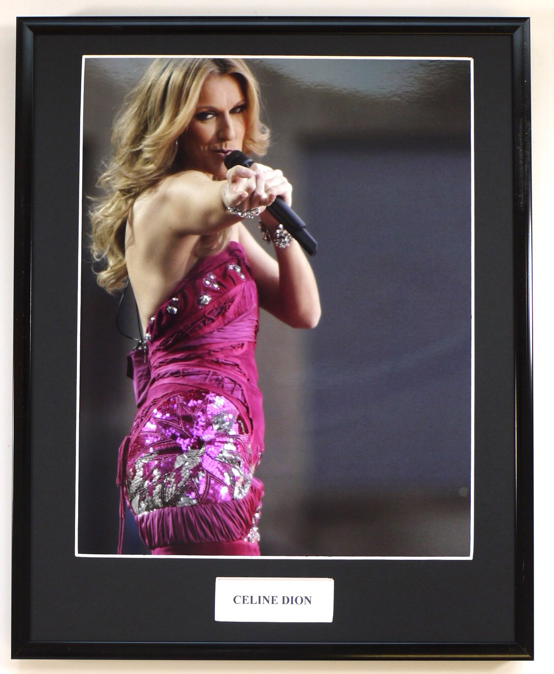 CELINE DION/FRAMED PHOTO