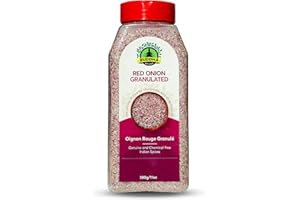 Buddha Spices Inc. Dried Red Onion, 11 oz, Dehydrated Herbs, Spice, All-Natural and Gluten-Free, Pure Indian Origin