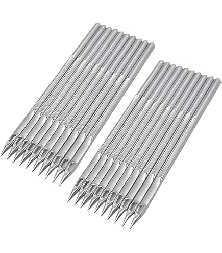 Aghi Macchina Da Cucire Industriali Groz-Beckert 794H - 50 Pezzi, Misura 25/200, Compatibili Singer JUKI - Foto 10