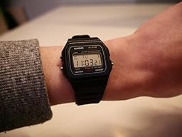 Casio Men's Classic Black Resin Strap Watch Digital F91W-1 ...