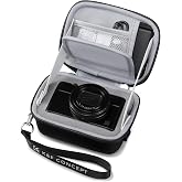 K&amp;F CONCEPT Carrying Case for Digital Camera, Hard Shell Protective Case | Compatible with Ricoh GR III/GR IIIX/for Sony ZV-1 RX100/ for Canon G7X Mark III/G5X Mark II (Case Only),BE02