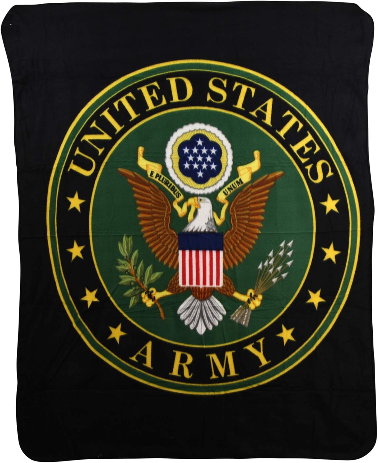 USA Armed Forces Super Soft Fleece Throw Blanket (United States Army)