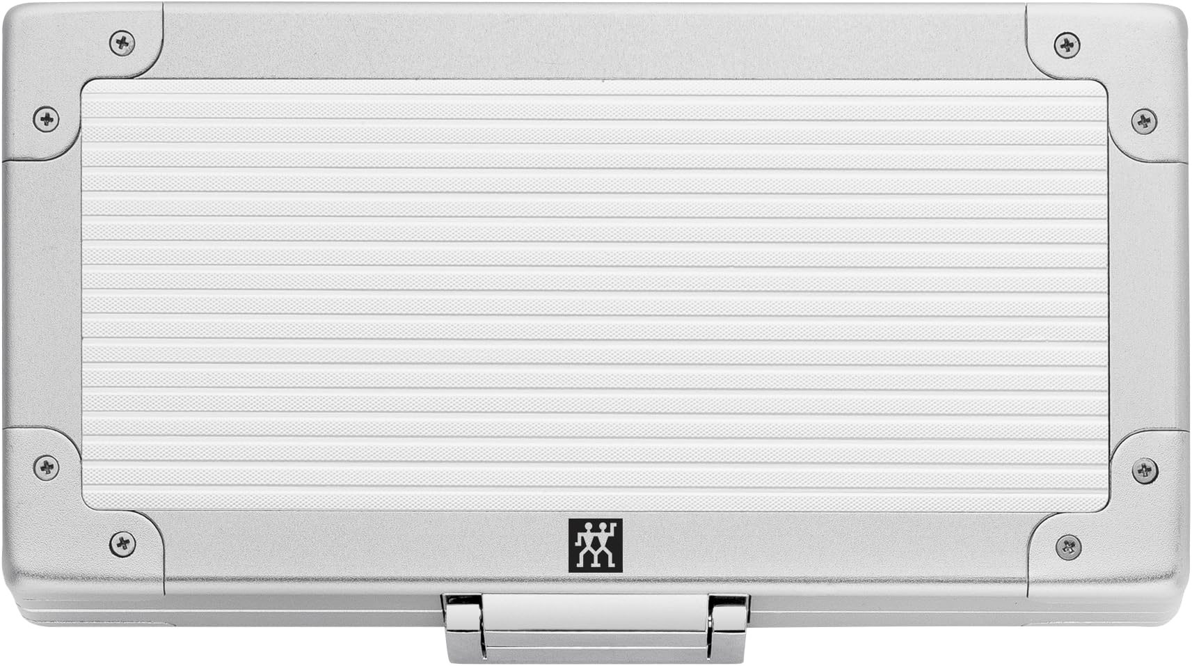 ZWILLING Beauty Premium 5-pc Manicure Set, Aluminum Case for Nail Care and Pedicure, Black Velvet Inlay with Compact Nail Clipper