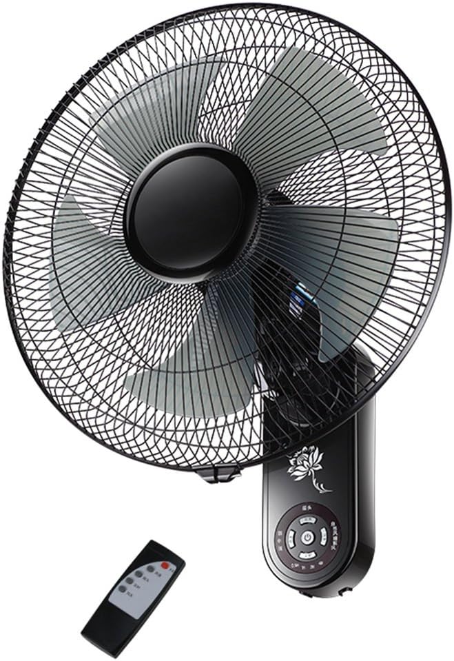 USB charging Creative Mute Shook Head Wall Fan/Wall-mounted Household Restaurant Space-saving Fan/With Remote Control/Can Be Timed/Fan Can be rotated