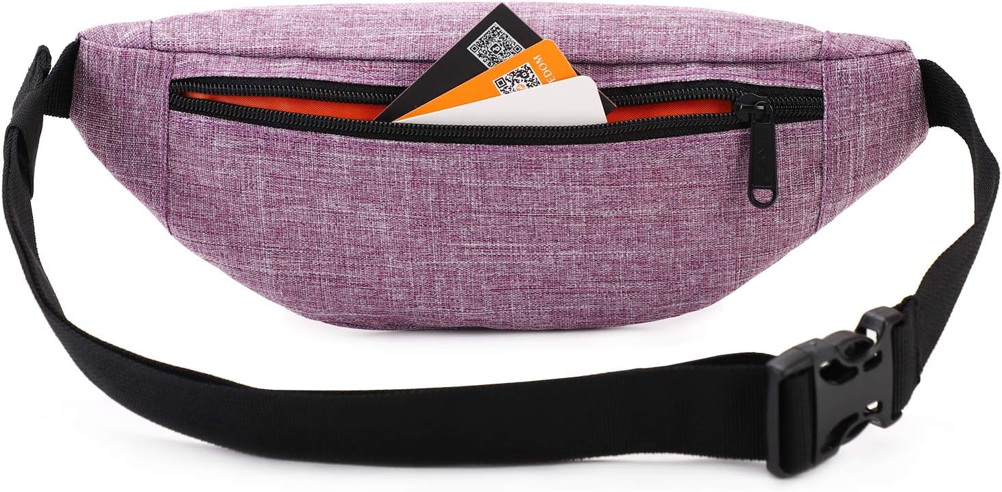 TINYAT Bum Bag Fanny Pack for Women Men Waterproof Waist Belt Bag for Sport Running Hiking Walking Dog Travel Super Lightweight T201 - Image 5