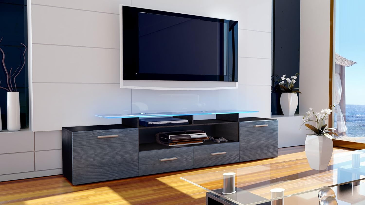 meuble tv bas almada