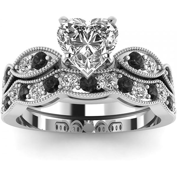 Jeulia Rings For Women Wedding Sets Jeulia Ct Heart Cut