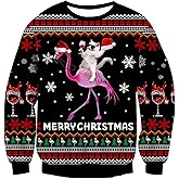 RAISEVERN Ugly Christmas Sweatshirt for Women Men Funny Novelty Xmas Tops