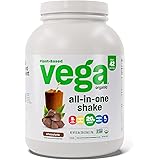 Vega Organic All-in-One Vegan Protein Powder Chocolate (42 Servings) Superfood Ingredients, Vitamins for Immunity Support, Ke