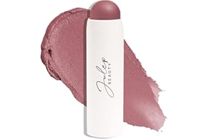 Julep Skip The Brush Cream to Powder Blush Stick - Muted Mauve - Blendable and Buildable Color - 2-in-1 Blush and Lip Makeup Stick