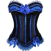 Zhitunemi Renaissance Corset Tops For Women: Ren Faire Corsets Shapewear - Bustier Costumes Halloween Themed Party Costume