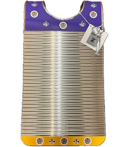 Amazon.com: Handmade Red and White Zydeco Washboard Rubboard