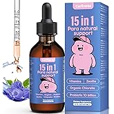 Cartiverse Parasite Cleanse for Humans & Kids,Parasite Cleanse for Children,Zeolite Detox Liquid Drops,Candida Cleanse & Wellness Formula,Contains wormwood black walnut clove,Chlorella,Oregano,2 Fl Oz