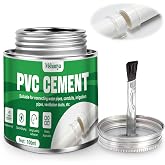 PVC Cement, Strong Adhesion, Pressure Resistant, Waterproof, No Whitening | Suitable for Water Pipes, Ventilation Ducts, Home Repairs, DIY Projects, Impact Resistance Tensile Strength Quick Drying