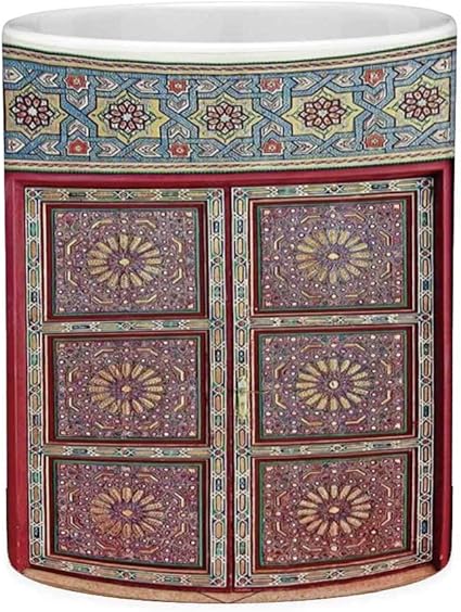 Drole Tasse A Cafe Avec Citation Decoration Marocaine 11 Onces Drole Tasse A Cafe Un Magnifique Marocaine Traditionnelle Ancienne Porte Porte Laiton Artisanat Historique Amazon Fr Cuisine Maison