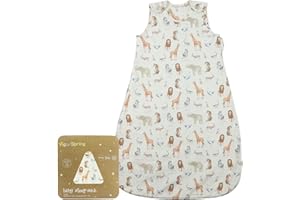 VigorSpring Baby Wearable Blanket, Pure Cotton,1.5 tog Baby Sleep Sack, Swaddle Transition Sleeping Bag