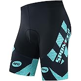 sponeed Men Bike Shorts Cushioned Biking Wear Gear Road Cycling Bottoms