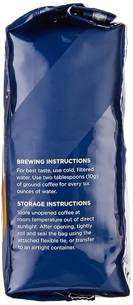 AMAZON FRESH, RWANDA GROUND COFFEE, LIGHT ROAST, 12 OZ