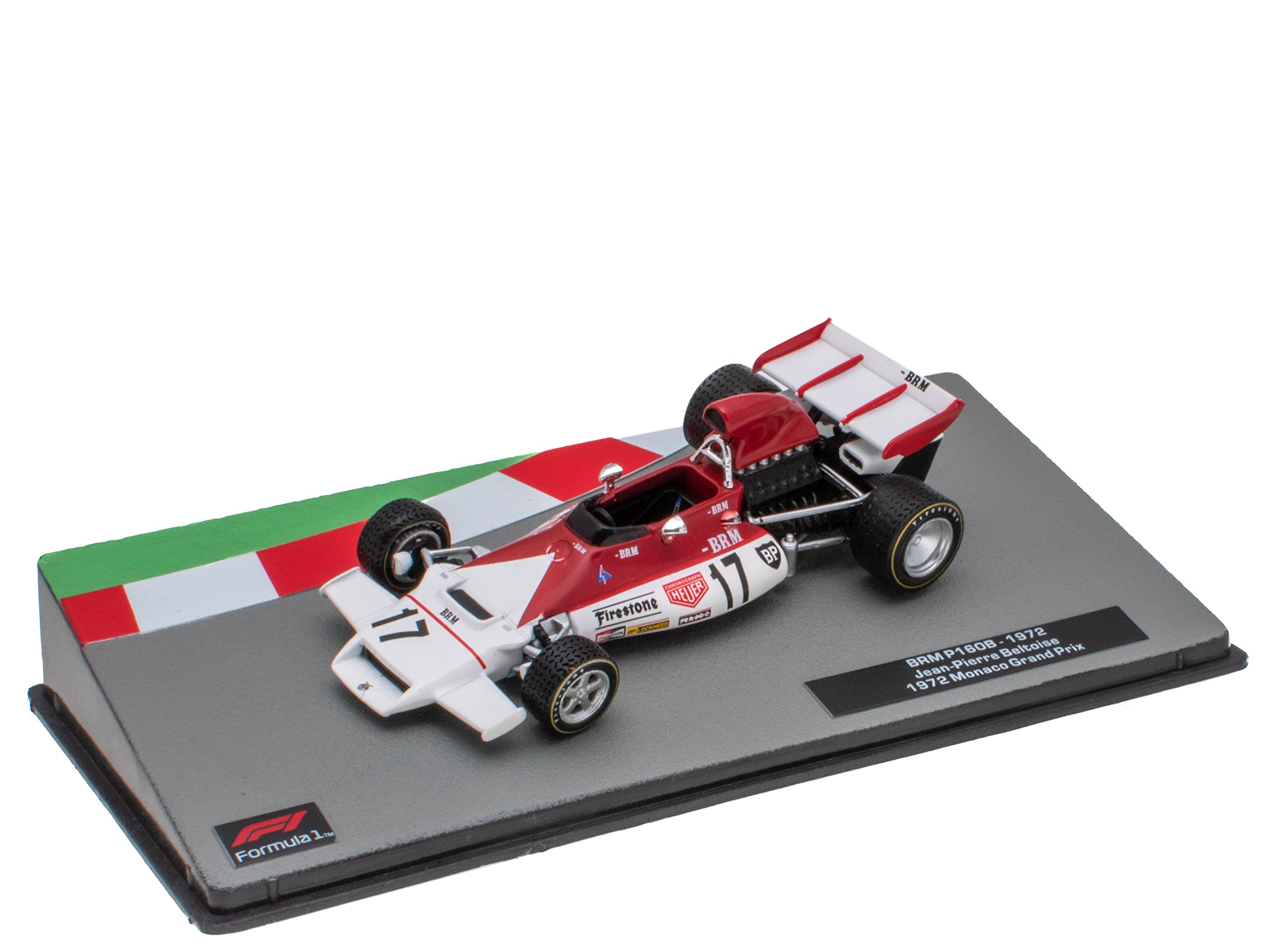 OPO 10 - Miniature car Formula 1 1/43 compatible with BRM P160B - Jean-Pierre Beltoise - 1972 - F1 FD043