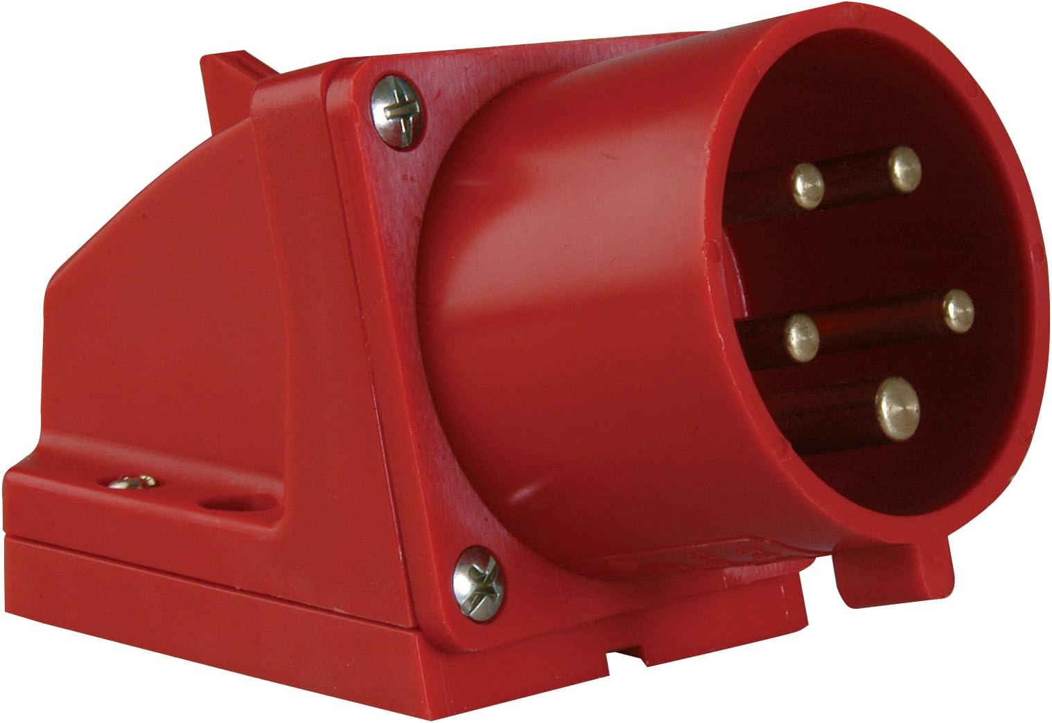 PCE 47407L Wall-Mount Wall CEE Socket 32 A 5-Pin Red