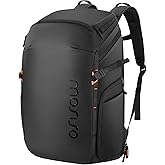 MOSISO Camera Backpack, DSLR/SLR/Mirrorless Photography Camera Bag Waterproof Hardshell Case with Tripod Holder&15-16 inch Laptop Compartment&Rain Cover Compatible with Canon/Nikon/Sony, Black