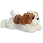 Aurora® Adorable Flopsie™ Stella Shih Tzu™ Stuffed Animal - Used to Create Imaginative Play Adventures - Perfect for Birthdays, Kids and Adults, All Ages - White 12 Inches