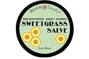 Sweetgrass salve | Infused with Propolis extract | Calendula | Arnica | Very moisturising || Made in Canada - Muslim Cosmetic